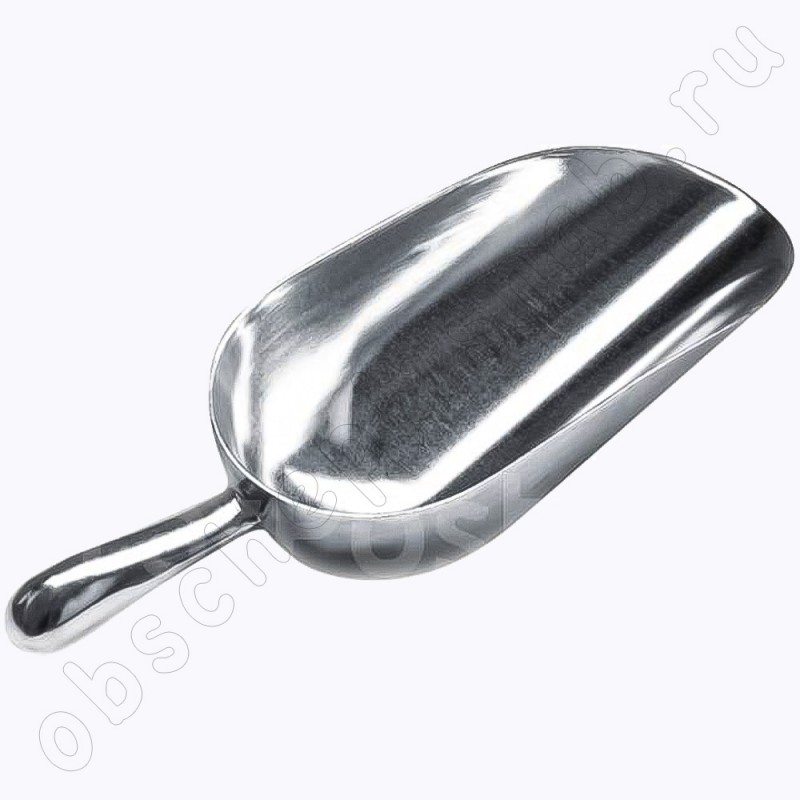 Совок алюминиевый для сыпучих продуктов 1140 г. (31 см) кт38