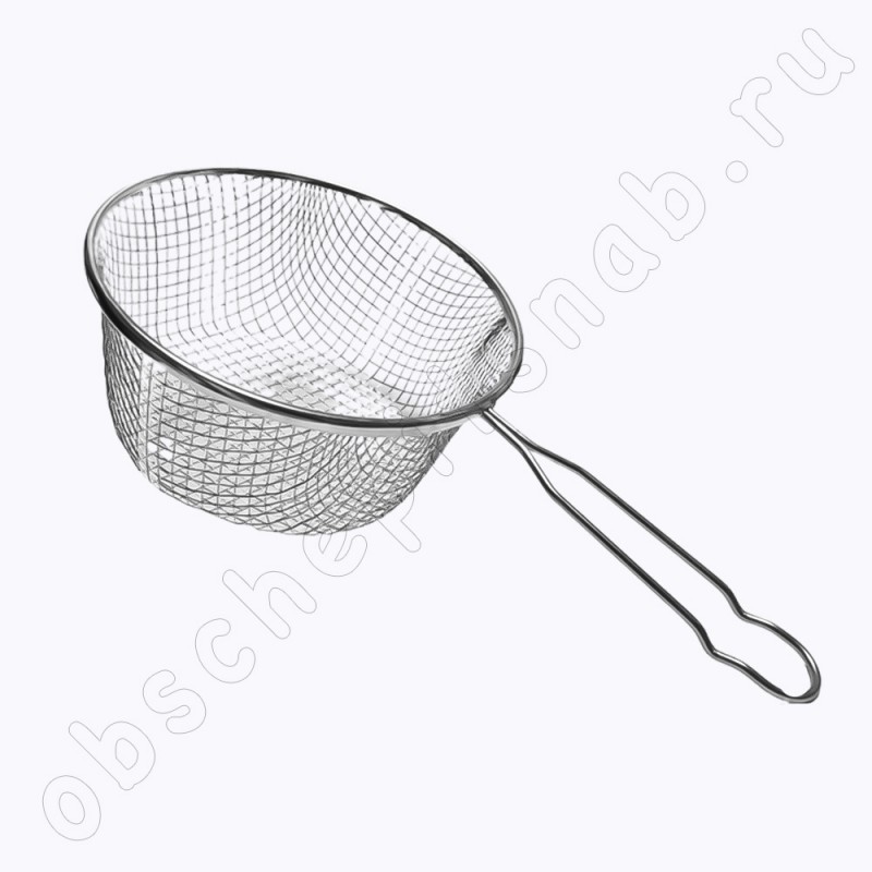 Сито нерж 21 см с ручкой (ячейка 7 мм) DS-21