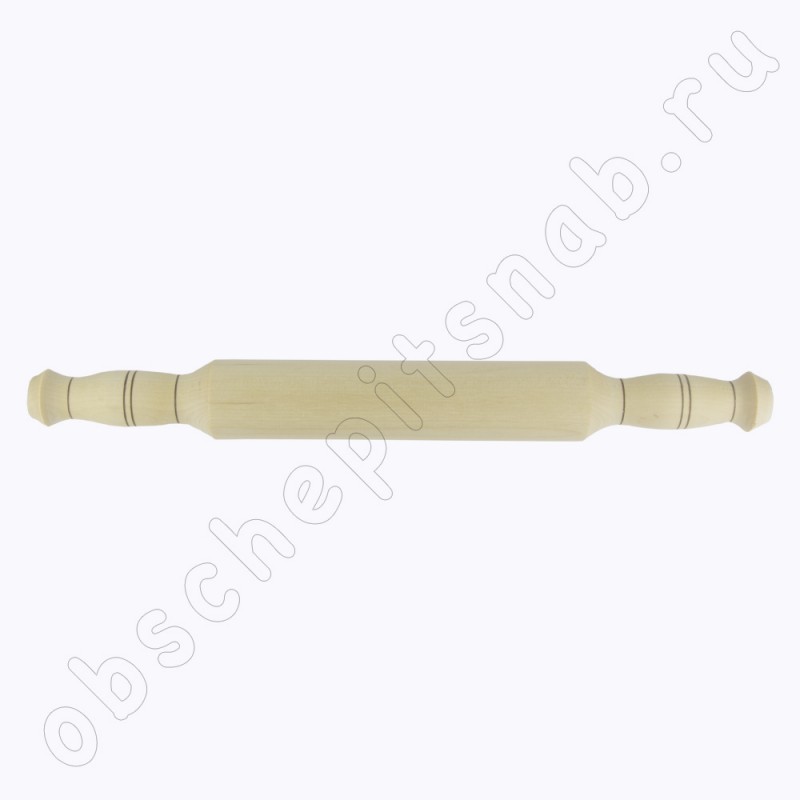 Скалка Обычная 450*45мм. БЕРЕЗА.