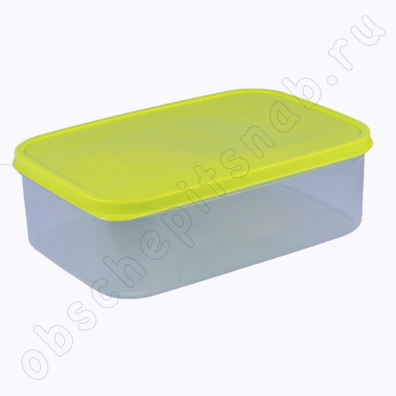 Контейнер для хранения продуктов пластик Bio прямоугольный 1.3 л.